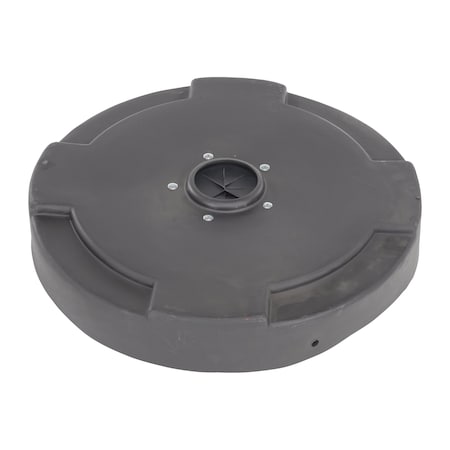 Vestil DRUM RECYCLING LID FLAPS 55 GAL BLACK DC-P-55-CANF-BK
